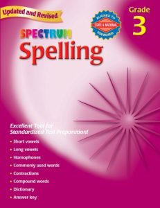 Rich Results on Google's SERP when searching for 'Spectrum Spelling Workbook 3'