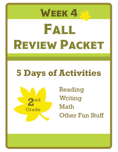 fall-review-packet-second-grade-week-4