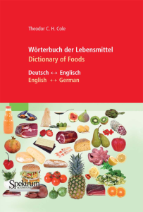 Rich Results on Google's SERP when searching for 'Wörterbuch der Lebensmittel (Deutsch – Englisch English – German) Dictionary of Foods'